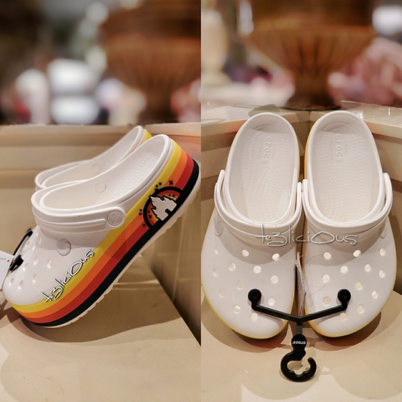 Disney Shoes - DISNEY PARKS RETRO PLATFORM CROCS